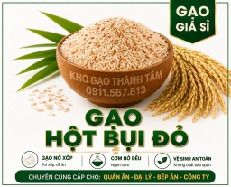 Gạo hột Bụi Đỏ 