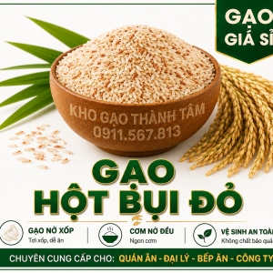 Gạo hột Bụi Đỏ 